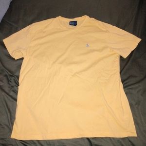 Yellow Ralph Lauren polo t-shirt